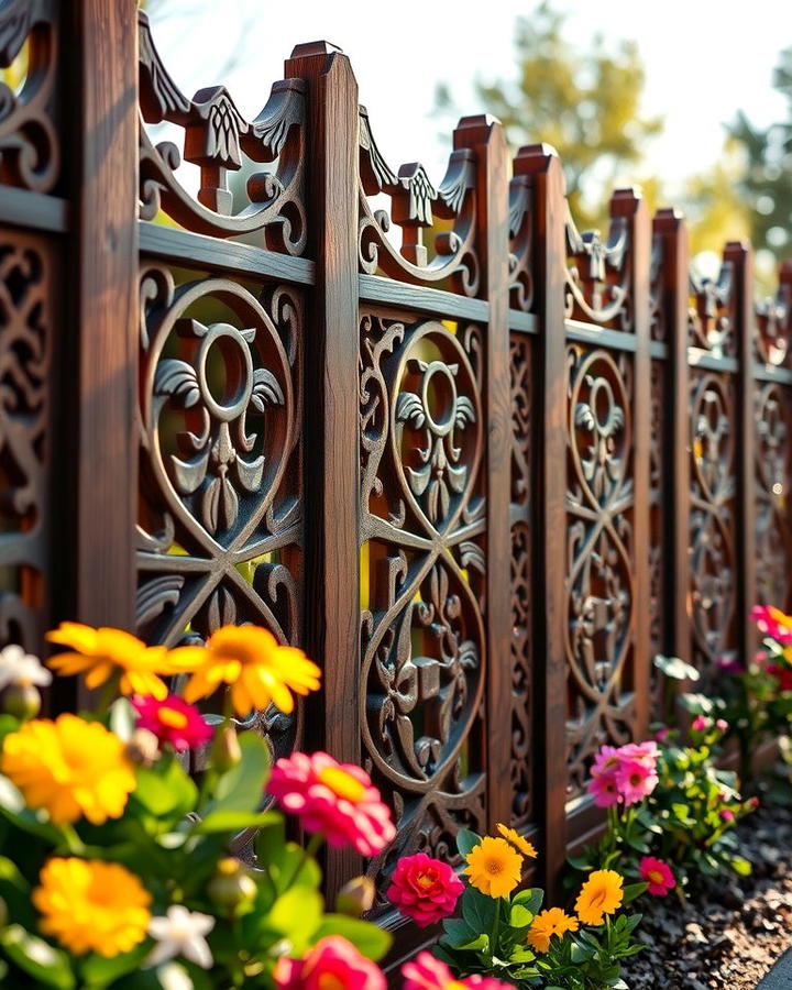 Decorative Wood Fence - 25 Wood Fence Ideas