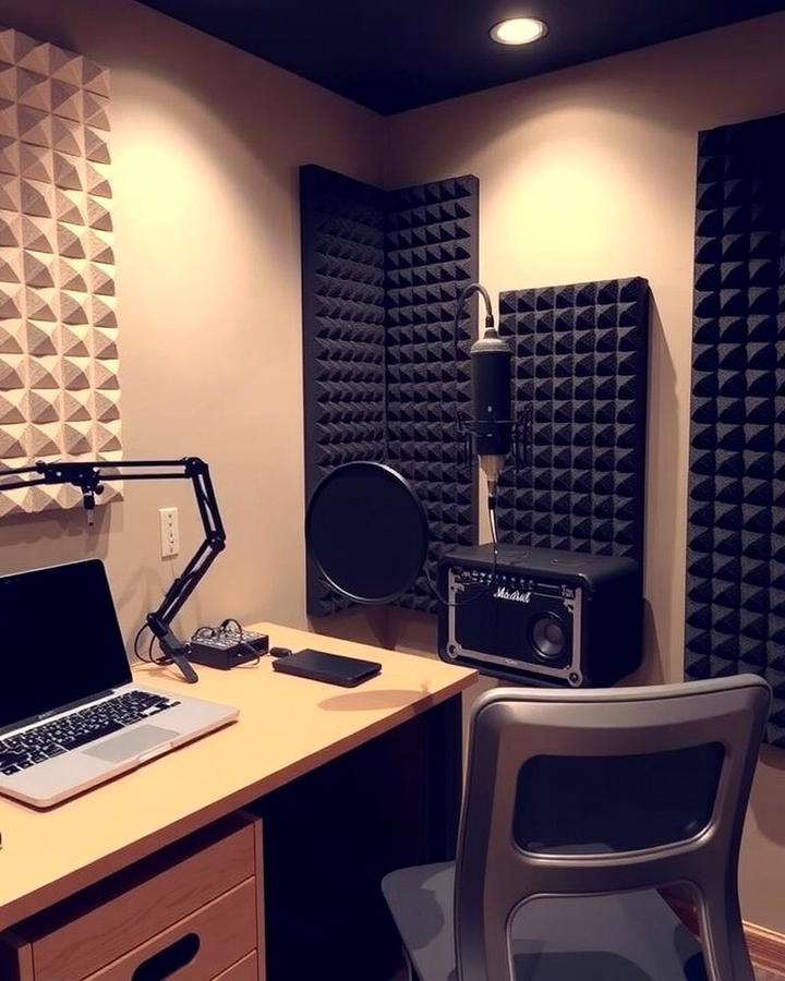 Dedicated Recording Corner - 25 Music Room Ideas