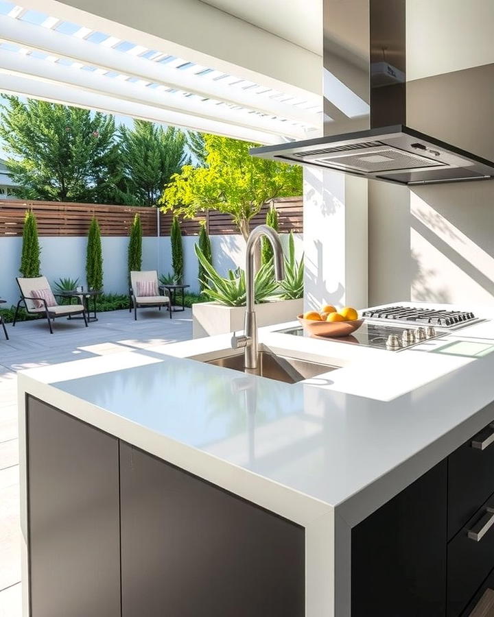 Dekton Countertops for Cutting Edge Performance - 25 Outdoor Kitchen Countertop Ideas