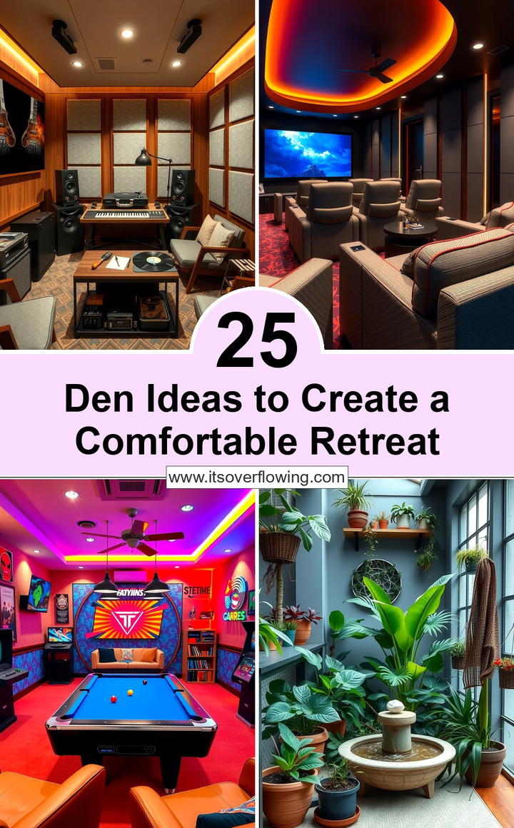 Den Ideas to Create a Comfortable Retreat