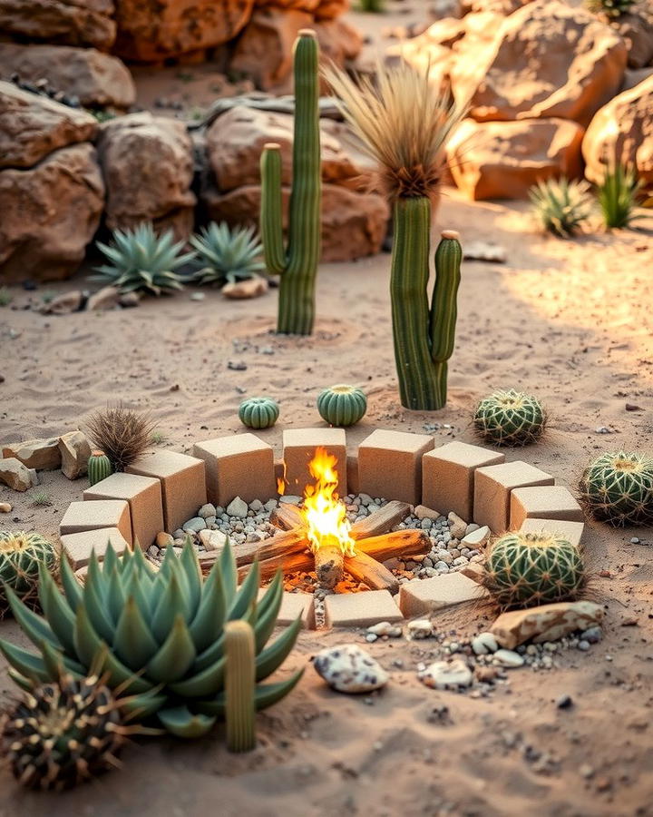 Desert Oasis Ambiance - 25 Sunken Fire Pit Ideas