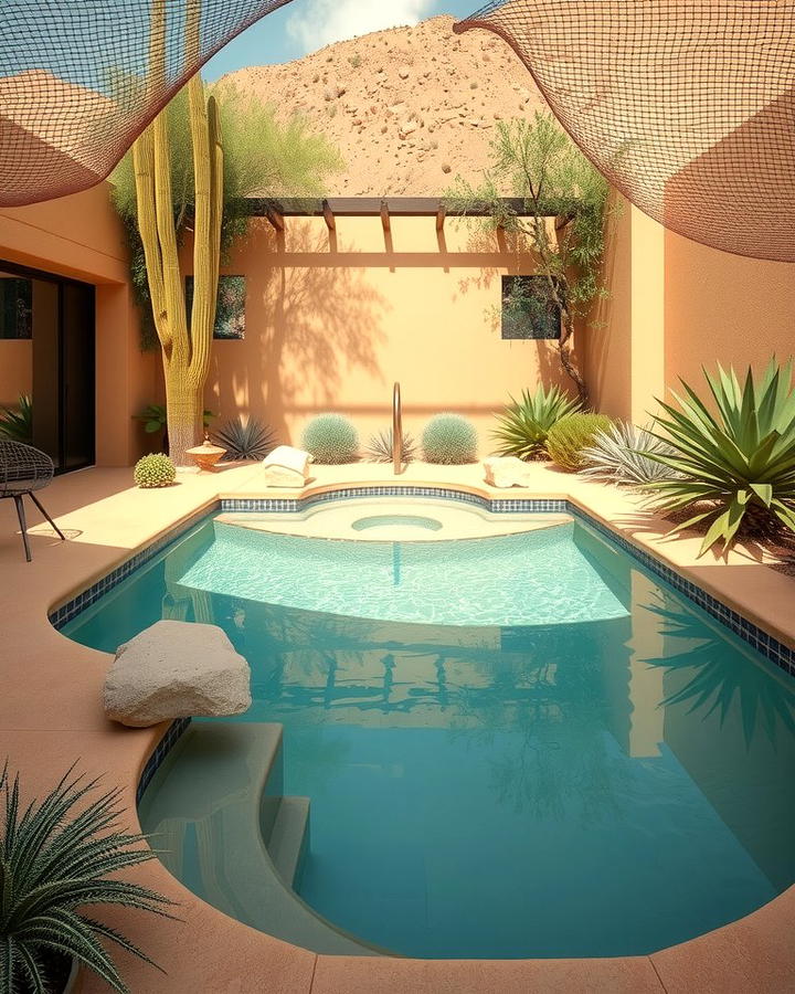 Desert Style Plunge Pool - 25 Plunge Pool Ideas