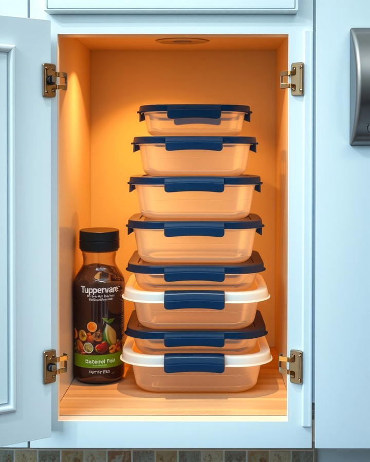Designate a Travel Set - 25 Tupperware Organization Ideas