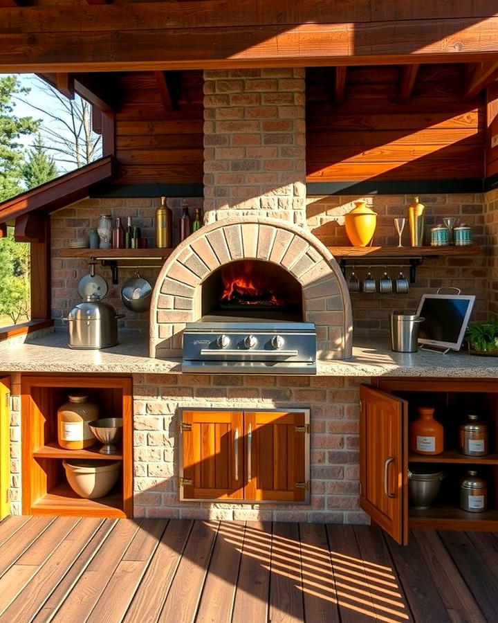 Designing a Pizza Oven Corner - 25 Outdoor Kitchen on Deck