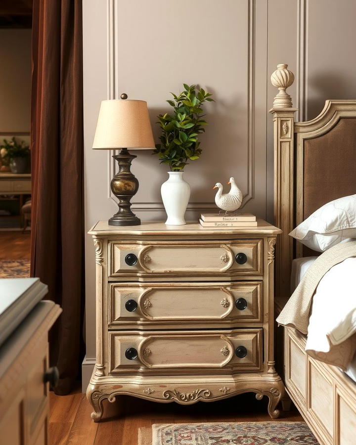 Distressed Furniture Finishes - 30 French Bedroom Decor Ideas