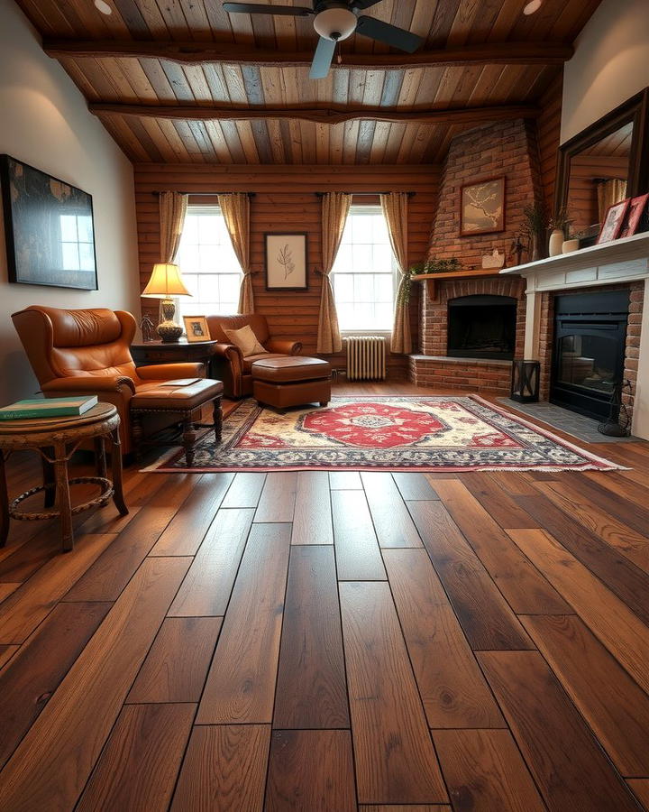 Distressed Wood Floors - 30 Wood Floor Ideas