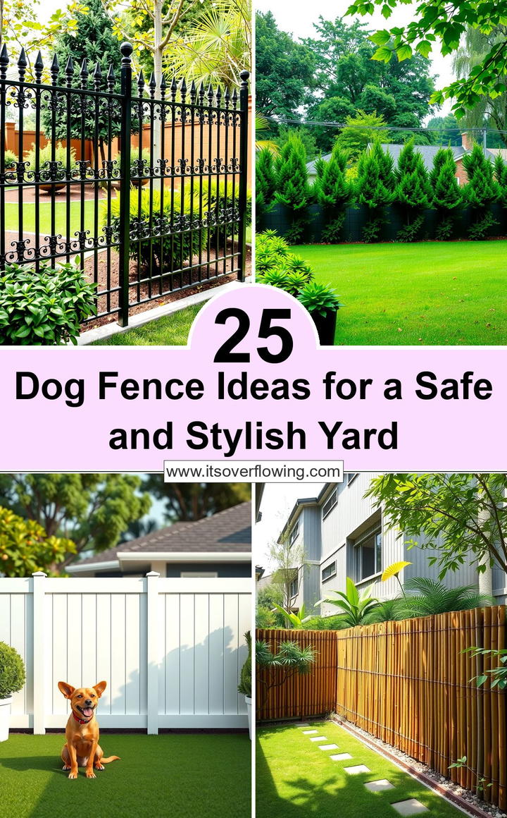 Dog Fence Ideas for a Safe and Stylish Yard