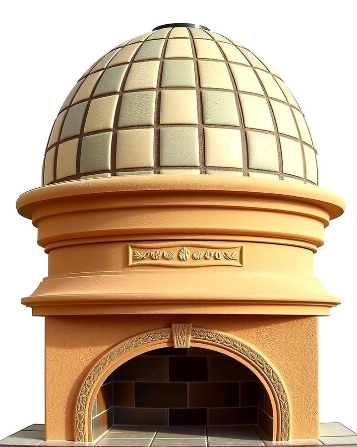 Dome Shaped Chimney Top - 25 Spanish Style Fireplace Ideas