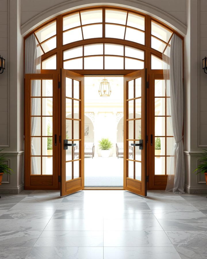 Double Door Patio Entryways - 25 Patio Door Ideas