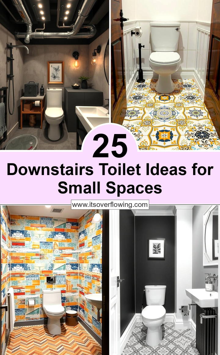 Downstairs Toilet Ideas for Small Spaces