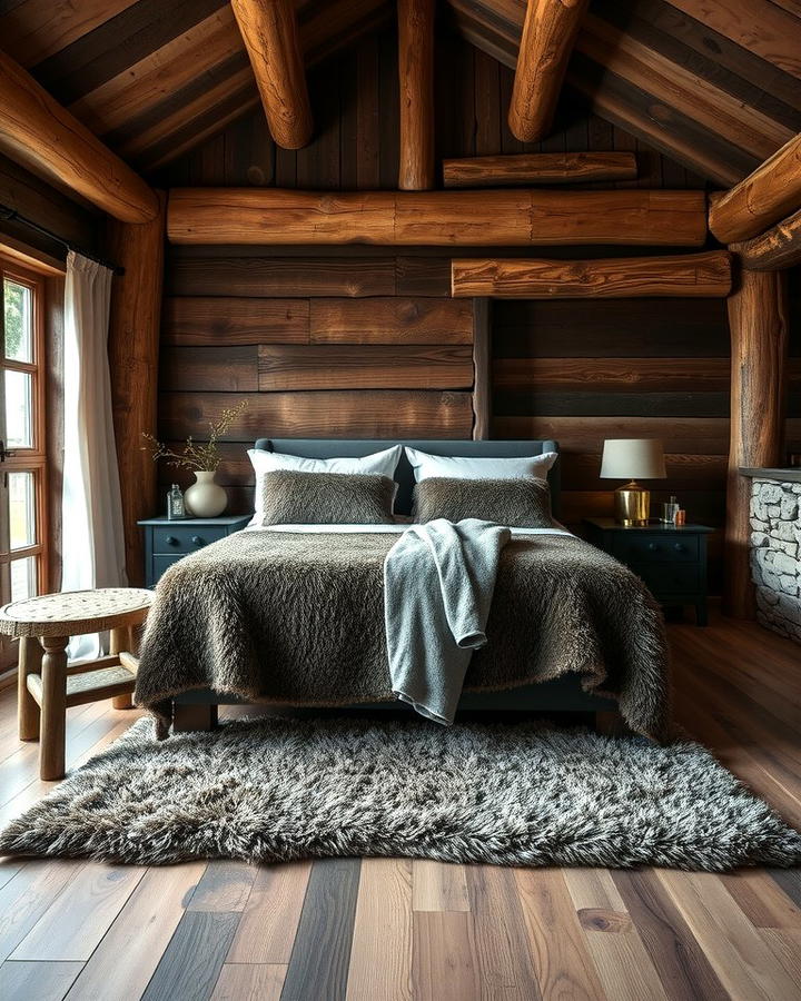 Dramatic Fur Accents - 25 Viking Bedroom Ideas