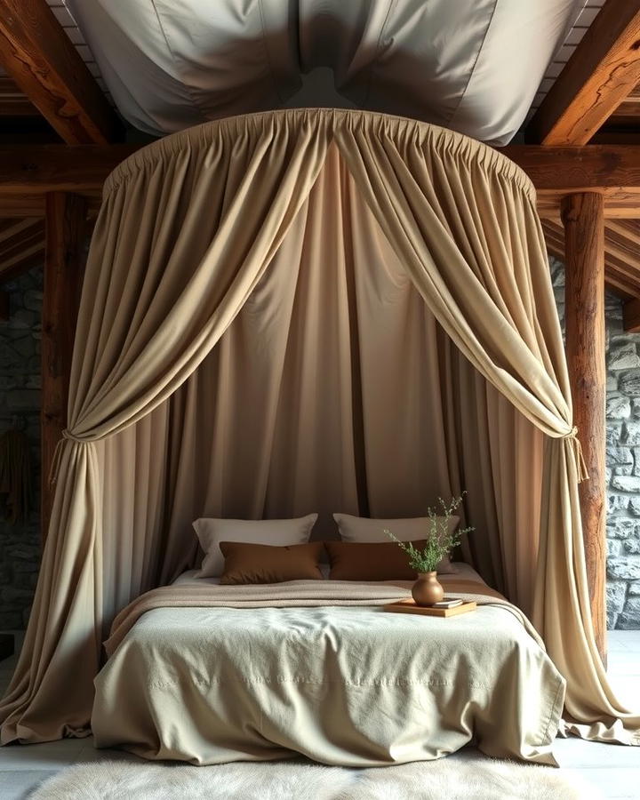 Draped Canopies - 25 Viking Bedroom Ideas