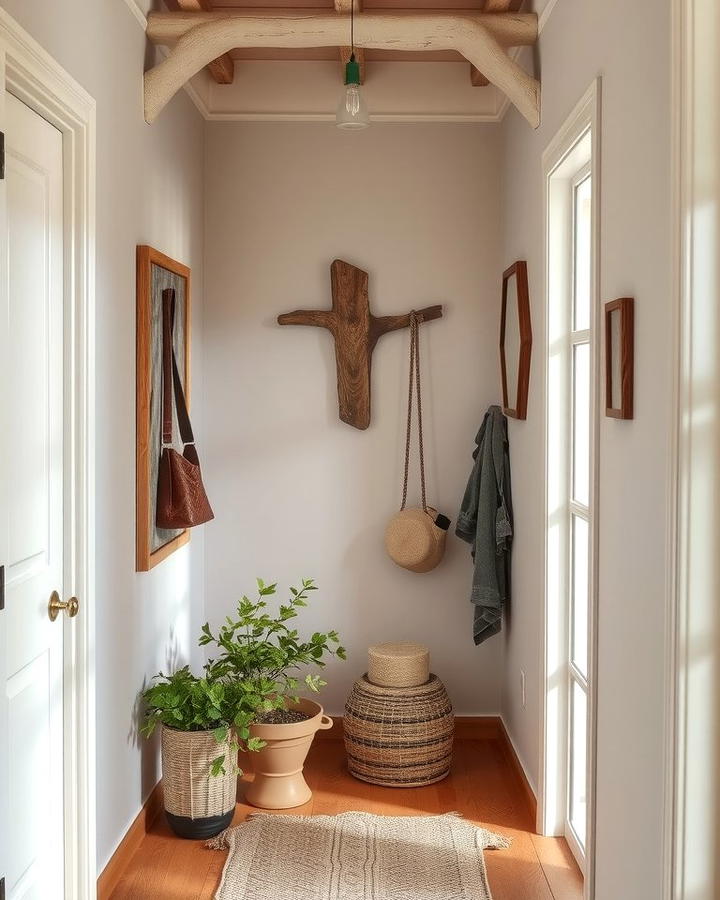 Driftwood Decor - 30 Boho Hallway Ideas