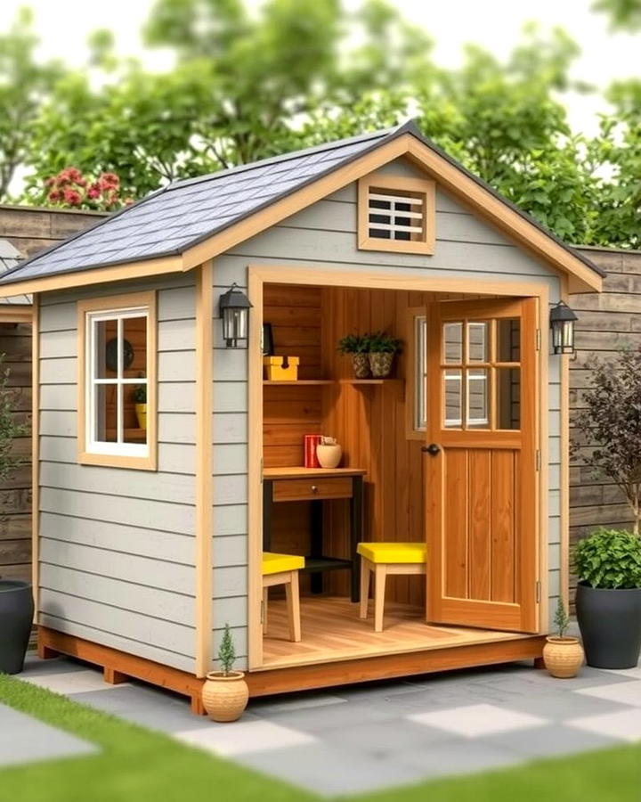 Dual Purpose Shed - 25 wood shed ideas