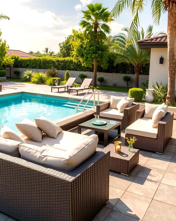 Durable Outdoor Sectionals - 25 Pool Furniture Ideas