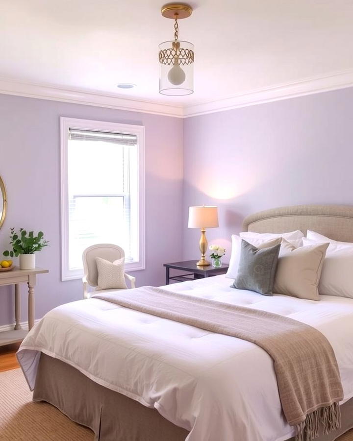 Dusty Lavender Guest Room - 25 Monochromatic Color Schemes for Rooms