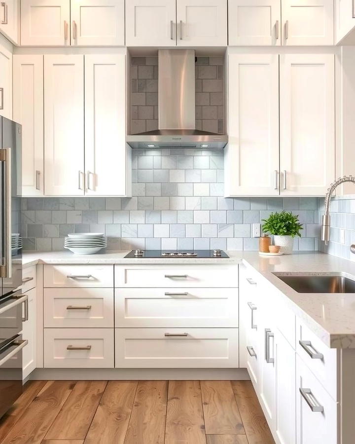 Easy Maintenance and Clean Look - 25 Off-white Kitchen Cabinets