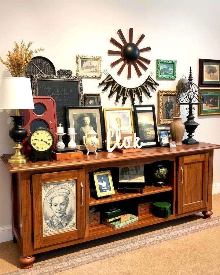 Eclectic Mix - 25 Sideboard Decor Ideas