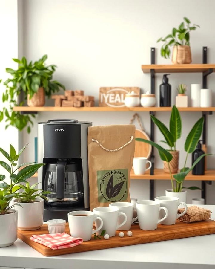 Eco Friendly Coffee Station - 25 Office Coffee Station Ideas