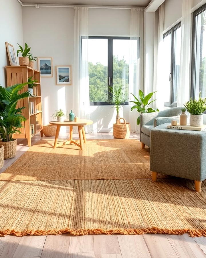 Eco Friendly Jute Rugs - 25 Office Rug Ideas