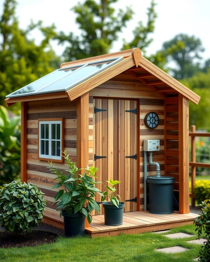 Eco Friendly Shed - 25 wood shed ideas