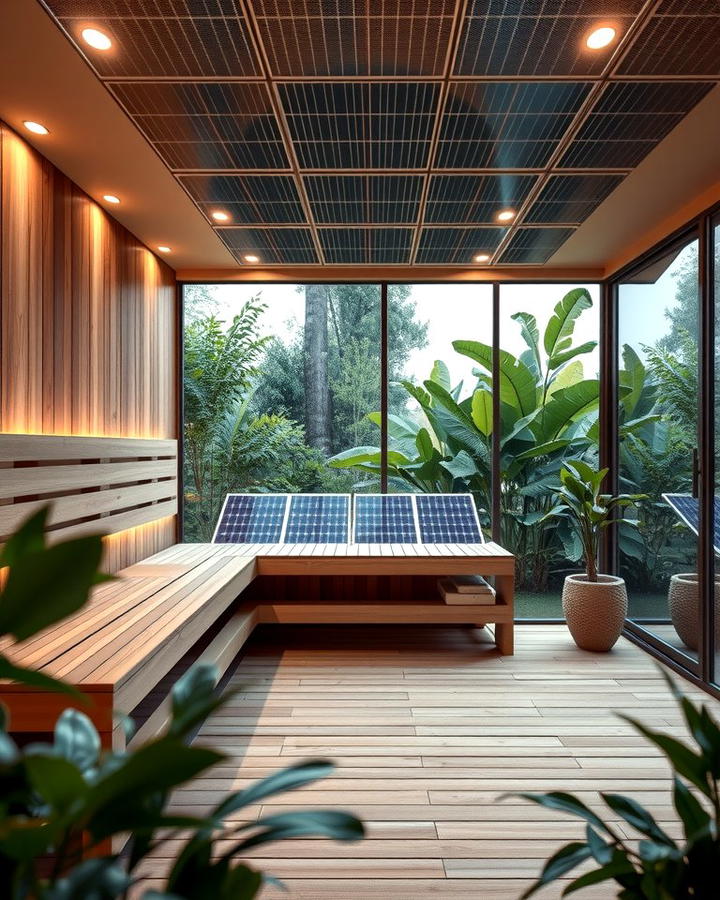 Eco Friendly Solar Powered Sauna - 25 Outdoor Sauna Ideas