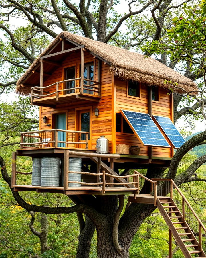 Eco Friendly Treehouse Design - 25 Tree House Ideas