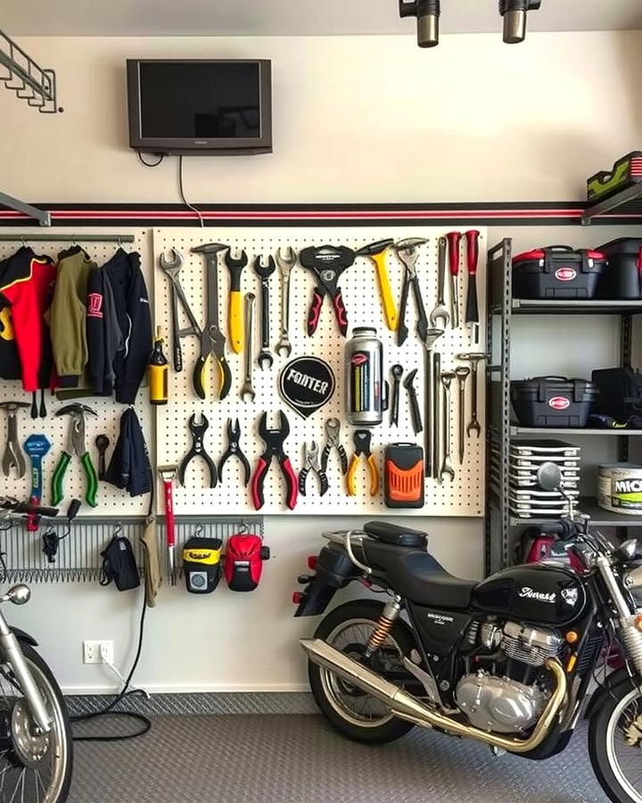 Efficient Tool Storage Solutions - 25 Motorcycle Garage Ideas