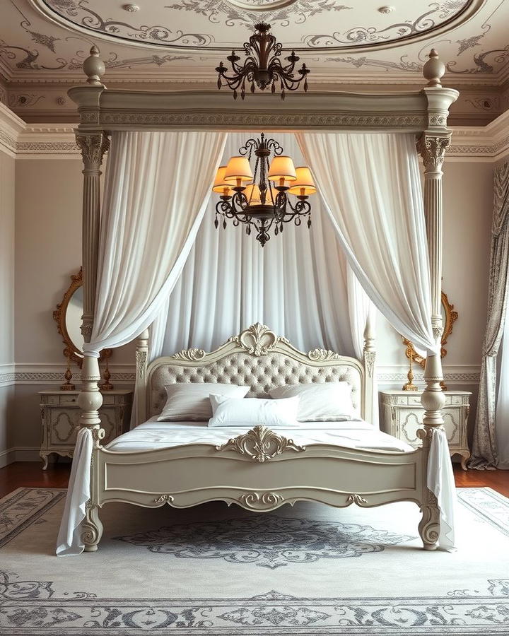 Elegant Canopy Beds - 30 French Bedroom Decor Ideas