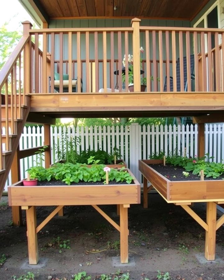 Elevated Garden Beds - 25 Under Deck Landscaping Ideas