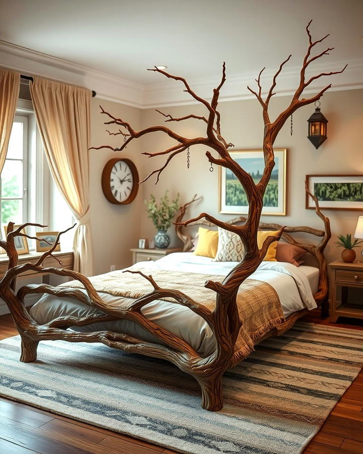 Enchanted Tree Bed Frame - 30 Fairy-themed Bedroom Ideas