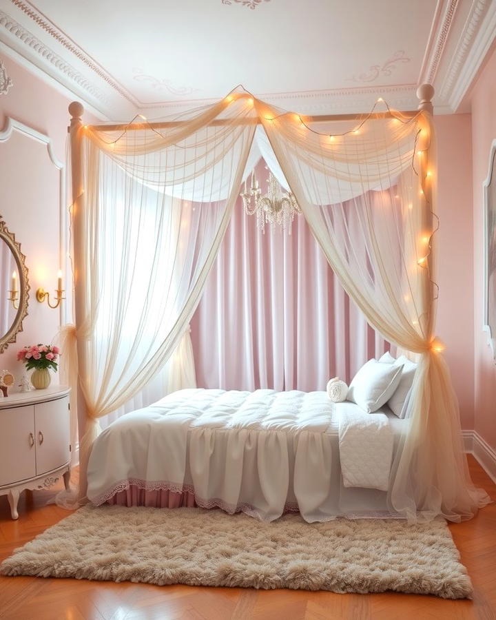 Enchanting Canopy Bed - 25 Princess Room Ideas