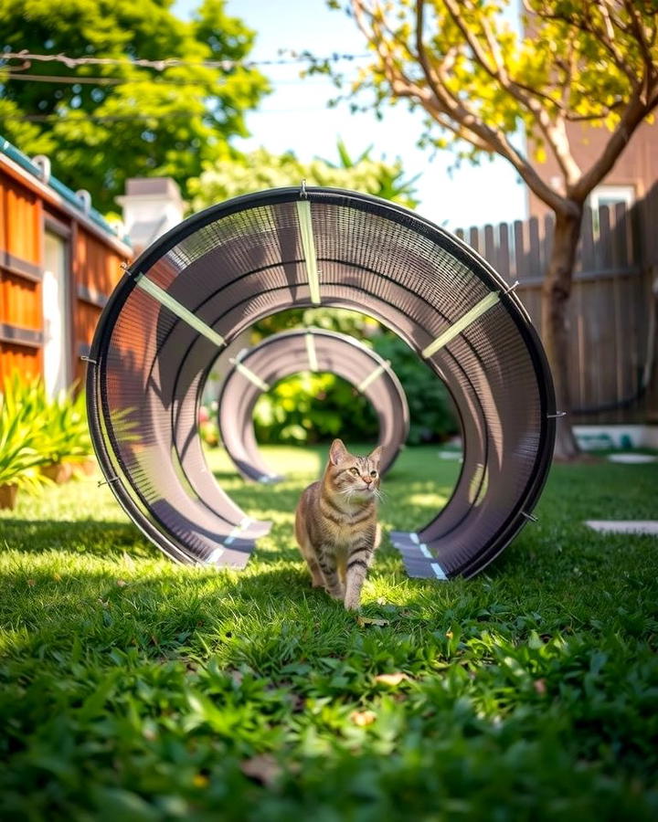 Enclosed Tunnel Systems - 25 Outdoor Catio Ideas