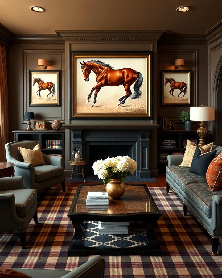 Equestrian Inspired Decor 2 - 25 Ralph Lauren Living Room Ideas