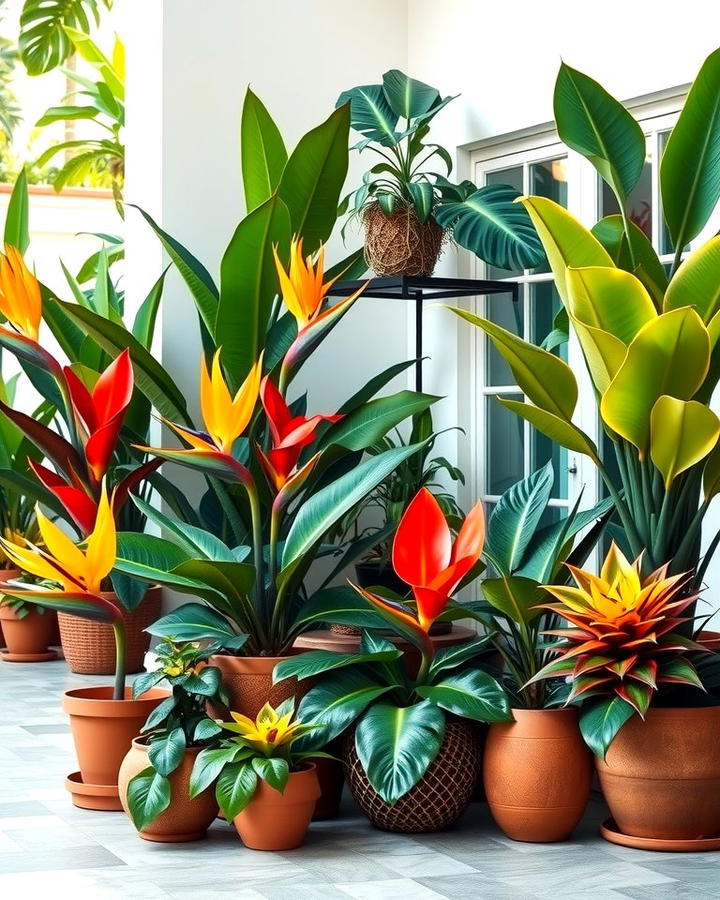 Exotic Potted Plants - 25 Tropical Patio Ideas