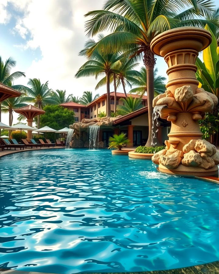 Exotic Water Features - 25 Tropical Pool Landscaping Ideas