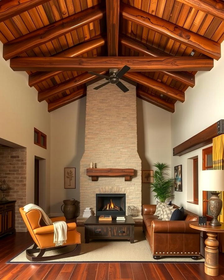 Exposed Wooden Beams - 25 Southwest Living Room Ideas