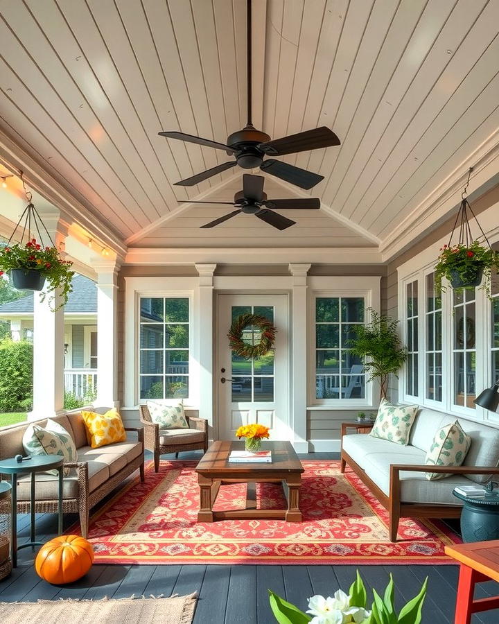 Extended Living Space - 25 Open Gable Porch Ideas