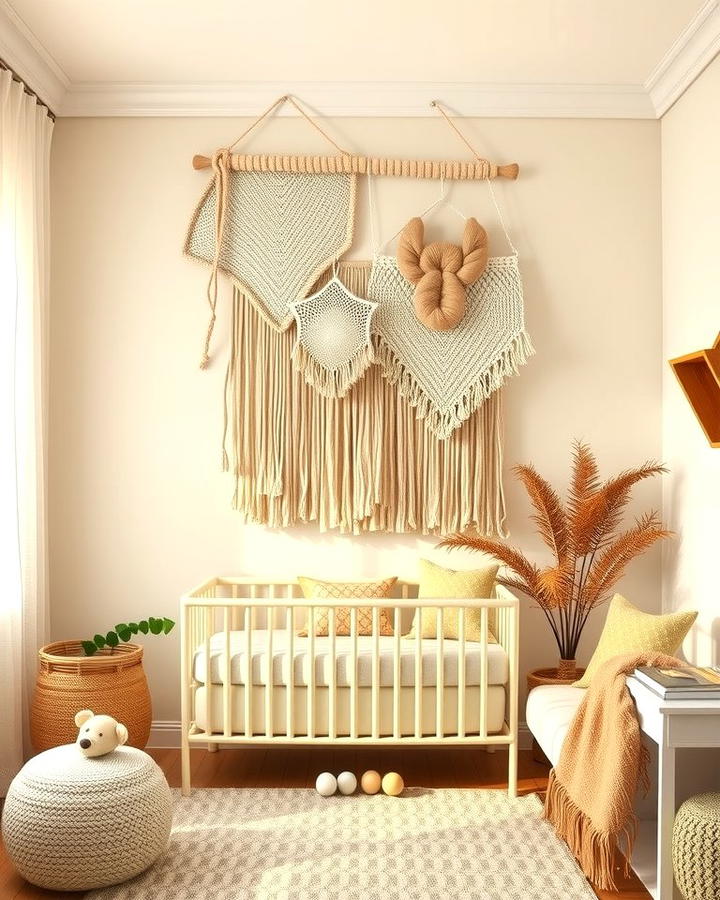 Fabric Wall Hangings - 25 Nursery Wall Decor Ideas