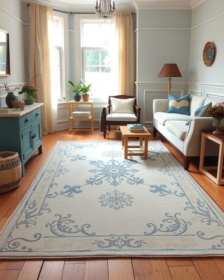 Faded Rugs - 25 Shabby-chic Style Living Room Ideas