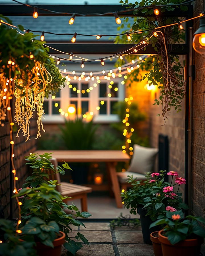 Fairy Light Gardens - 25 Patio Small Garden Ideas