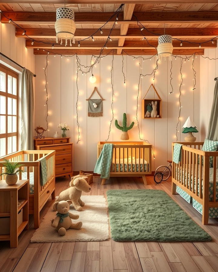 Fairy Lights for a Magical Glow - 25 Woodland Nursery Ideas