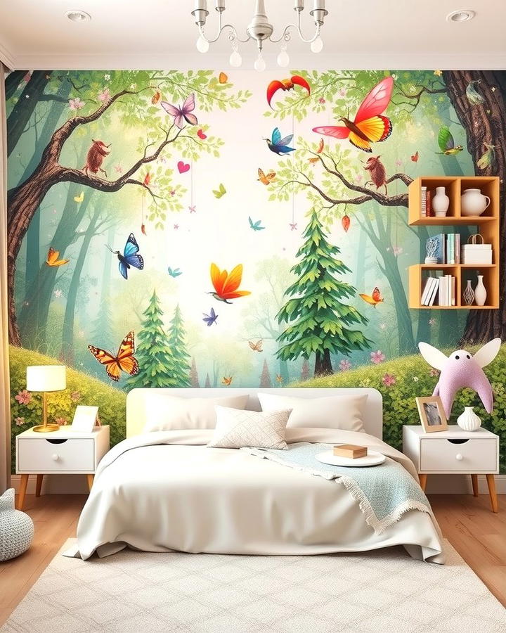 Fairy Tale Wall Murals - 30 Fairy-themed Bedroom Ideas