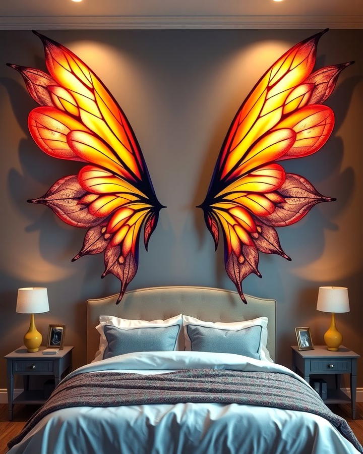 Fairy Wing Wall Art 2 - 30 Fairy-themed Bedroom Ideas