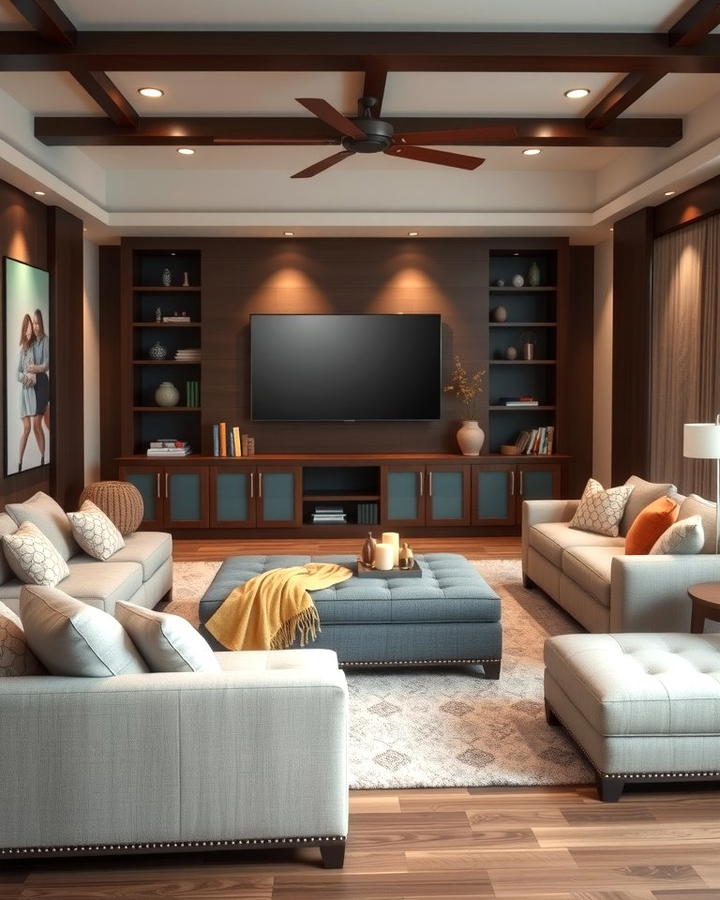 Family Room Versatility - 25 Types of Rooms in a House