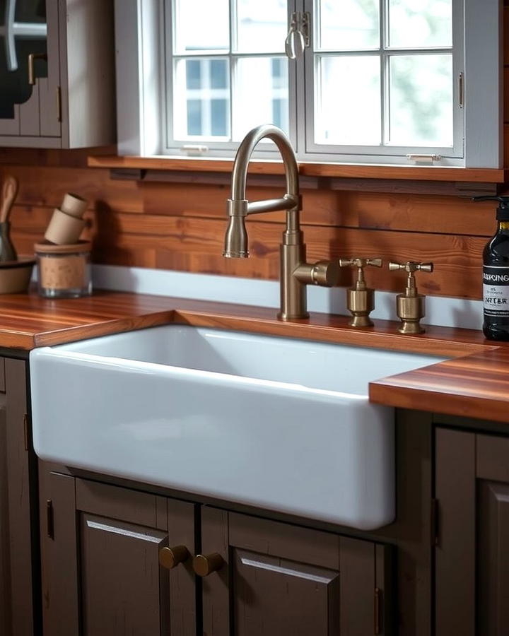 Farmhouse Apron Sink - 25 Vintage Kitchen Ideas