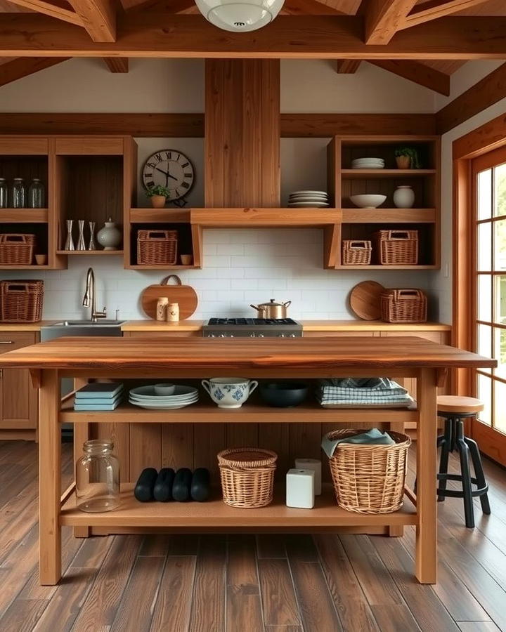 Farmhouse Inspired Design - 25 Rustic Kitchen Island Ideas