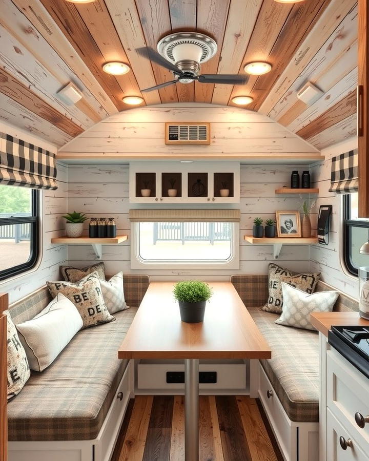 Farmhouse Shiplap - 25 Rv Wallpaper Ideas