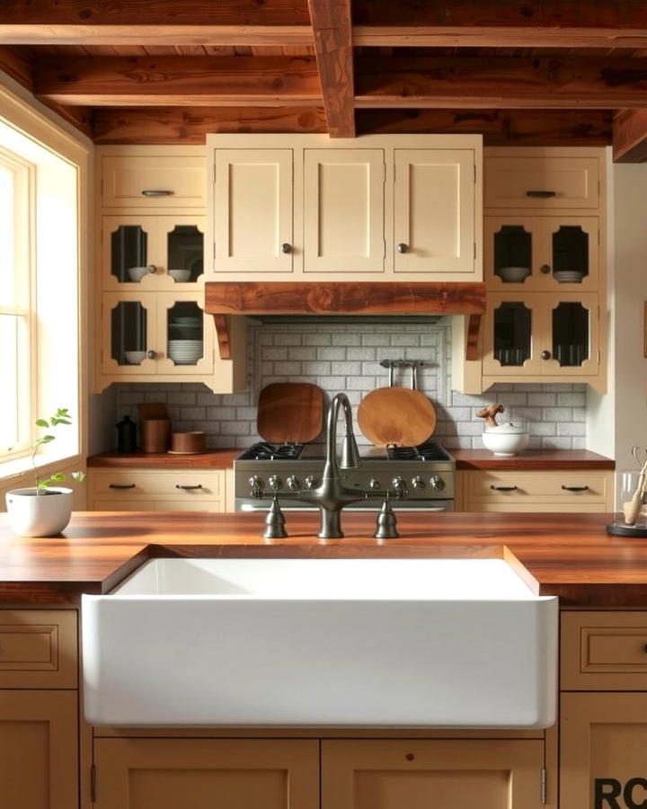 Farmhouse Sink Charm - 25 Traditional Kitchen Ideas