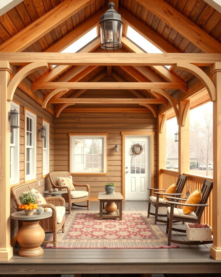 Farmhouse Style Shed Roof Porch - 25 Shed Roof Porch Design Ideas